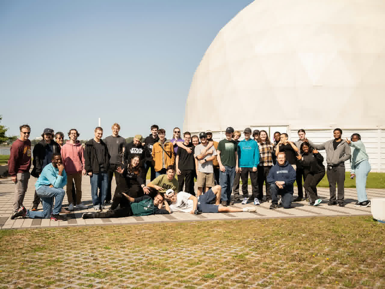 La cohorte lors d'une activité